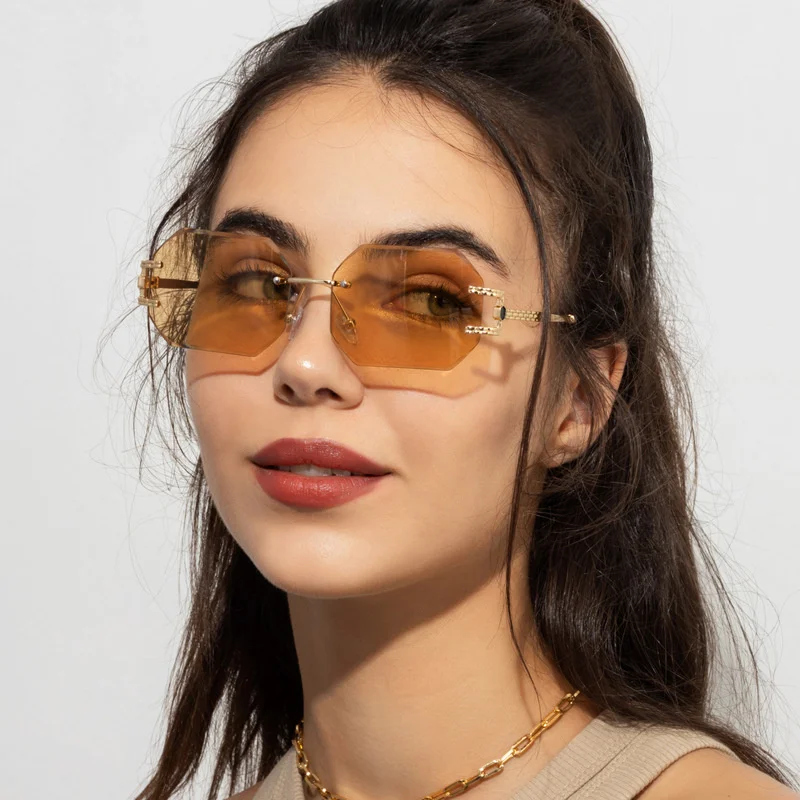 Imwete Cut Edge Frameless Sunglasses Female INS Fashion Rimless Polygon Sunglasses for Women Retro Metal Square Eyeglasses UV400
Imwete Cut Edge Frameless Sunglasses Female INS Fashion Rimless Polygon Sunglasses for Women Retro Metal Square Eyeglasses UV400