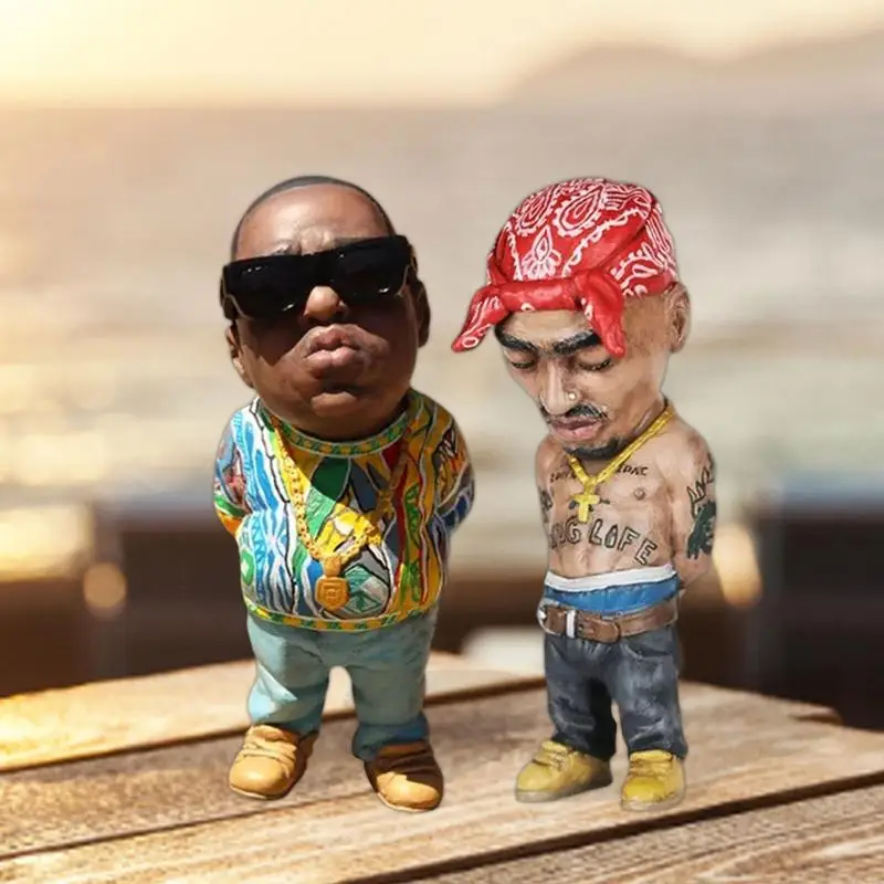 Hip Hop Legend Commemorative Resin Ornaments Rapper Brother Statue Crafts Characters Home Garden Decoration Car Ornaments
Hip Hop Legend Commemorative Resin Ornaments Rapper Brother Statue Crafts Characters Home Garden Decoration Car Ornaments
