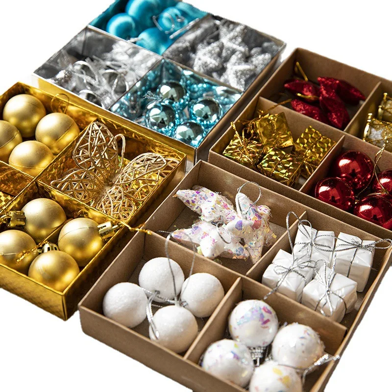 Christmas Pendant Gift Pack Christmas Tree Ball Dot Snowflake Stripe for Diy Christmas Tree Festive Party Decoration Supplies
Christmas Pendant Gift Pack Christmas Tree Ball Dot Snowflake Stripe for Diy Christmas Tree Festive Party Decoration Supplies