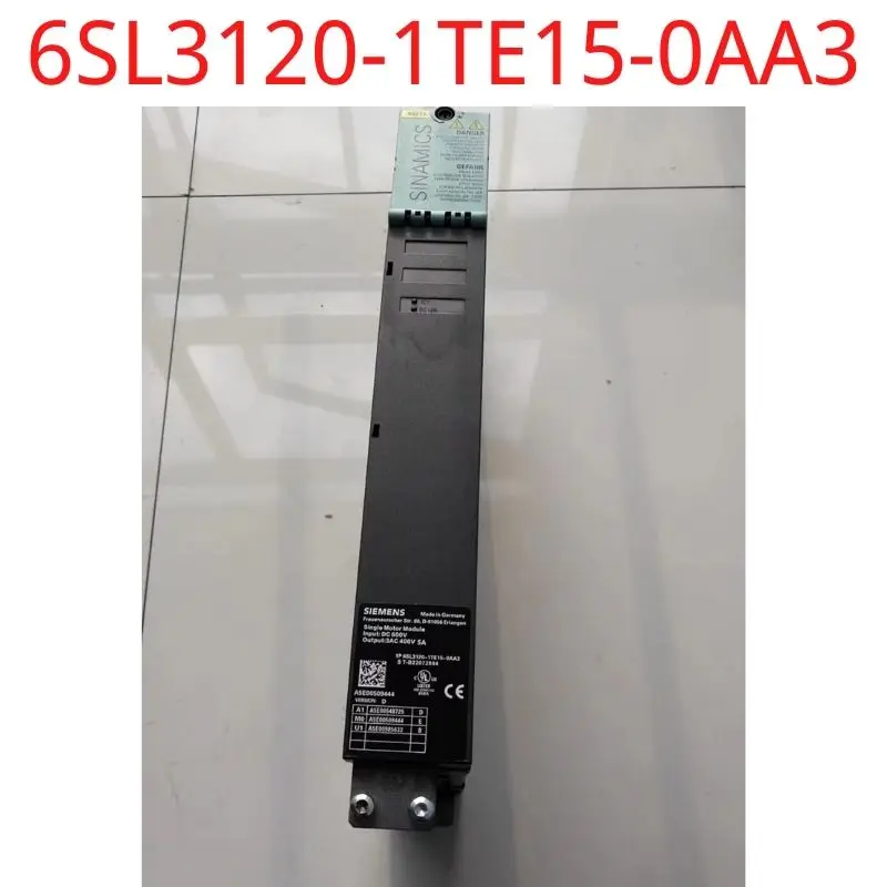 Used Siemens 6SL3120-1TE15-0AA3 SINAMICS S120 Single Motor Module input: 600 V DC output: 400 V 3 AC, 5 A Tested Ok
Used Siemens 6SL3120-1TE15-0AA3 SINAMICS S120 Single Motor Module input: 600 V DC output: 400 V 3 AC, 5 A Tested Ok