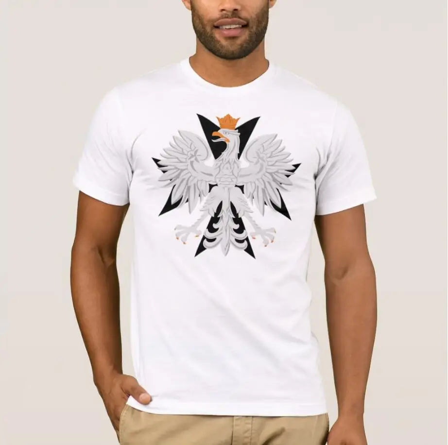 Polish Eagle Maltese Cross T-Shirt Summer Short Sleeve Casual O-Neck Harajuku Men Shirts
Polish Eagle Maltese Cross T-Shirt Summer Short Sleeve Casual O-Neck Harajuku Men Shirts