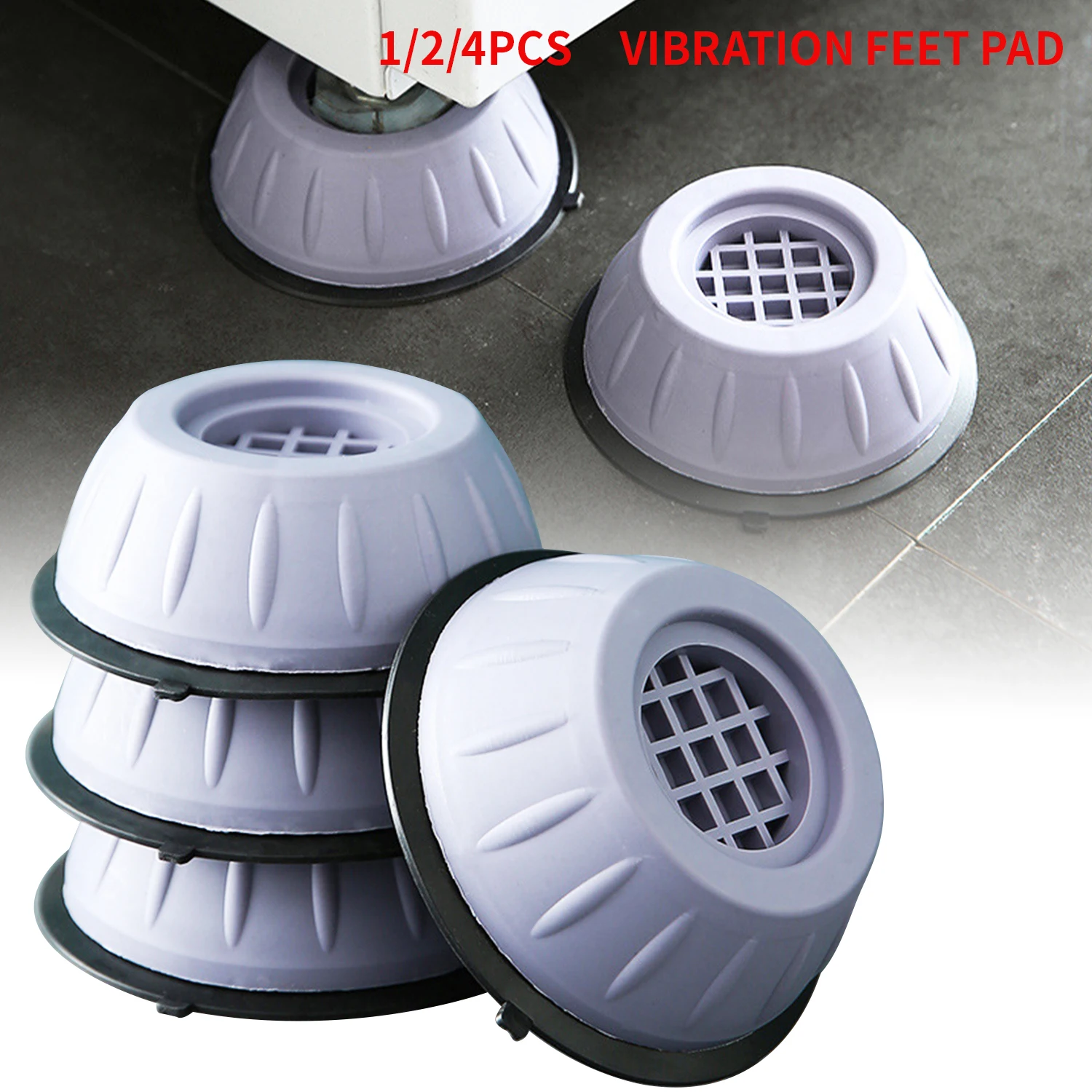 4Pcs Vibration Feet Pads Rubber Mat Slipstop Silent Universal Washing Machine Refrigerator Furniture Fixed Raiser Dampers
4Pcs Vibration Feet Pads Rubber Mat Slipstop Silent Universal Washing Machine Refrigerator Furniture Fixed Raiser Dampers