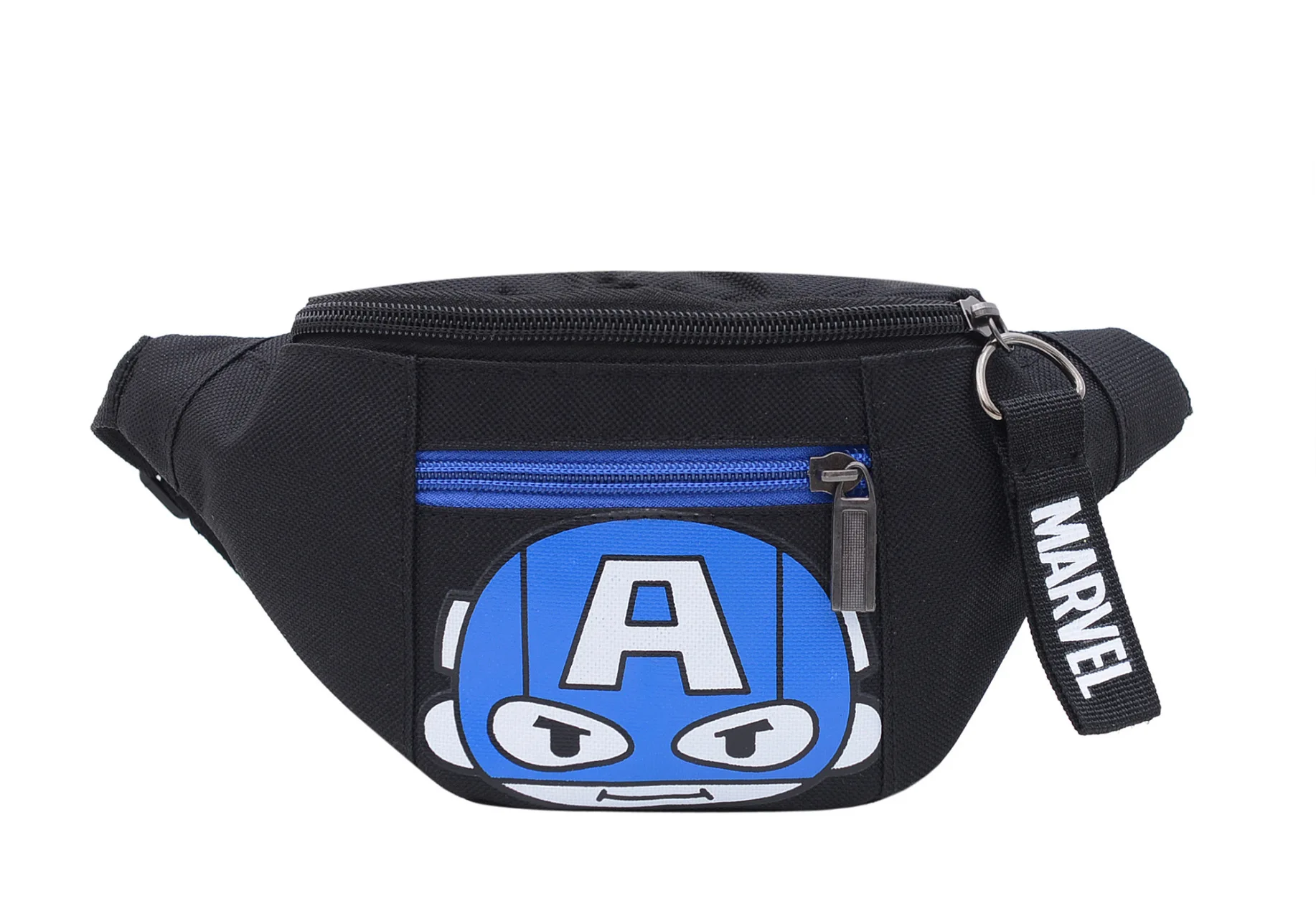 

Disney Children's Shoulder Bag Boys and Girls Marvel Series Cartoon Printed Large Capacity Change Storage Zipper Small Chest Bag