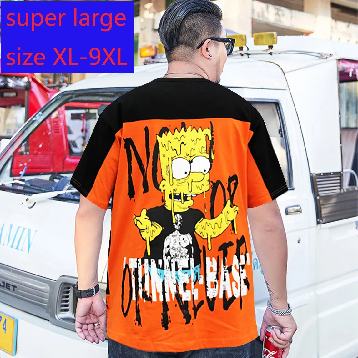 New Arrival Fashion Super Large Cotton Men Casual Super Short Sleeve O-neck Print Knitted T Shirt Plus Size 2XL-6XL 7XL 8XL 9XL
New Arrival Fashion Super Large Cotton Men Casual Super Short Sleeve O-neck Print Knitted T Shirt Plus Size 2XL-6XL 7XL 8XL 9XL