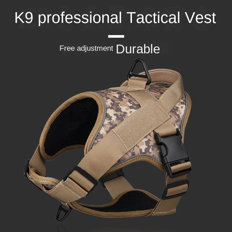 Dog Harness Large Dog Training Tactical Chest Back K9 Pet Chest Harness Vest Type Reflective Dog Rope Explosion-proof Okinawa
Dog Harness Large Dog Training Tactical Chest Back K9 Pet Chest Harness Vest Type Reflective Dog Rope Explosion-proof Okinawa