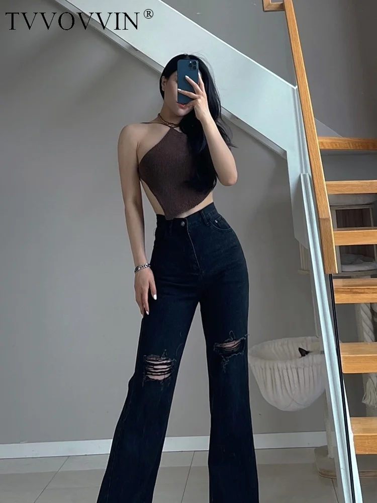 TVVOVVIN Straight Mom Boyfriend Jeans For Woman Holes High Waist Sexy Hot Korean Women Wide Leg Pants Trousers Tassel Denim 2LC
TVVOVVIN Straight Mom Boyfriend Jeans For Woman Holes High Waist Sexy Hot Korean Women Wide Leg Pants Trousers Tassel Denim 2LC