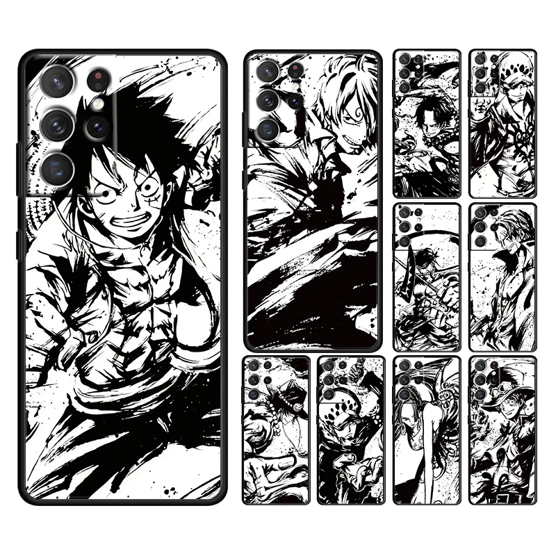 Anime One Piece Luffy Boy Case For Samsung Galaxy S22 S21 S20 Ultra Plus Pro S10 S9 S8 S7 4G 5G TPU Black Phone Cover Capa Coque
Anime One Piece Luffy Boy Case For Samsung Galaxy S22 S21 S20 Ultra Plus Pro S10 S9 S8 S7 4G 5G TPU Black Phone Cover Capa Coque