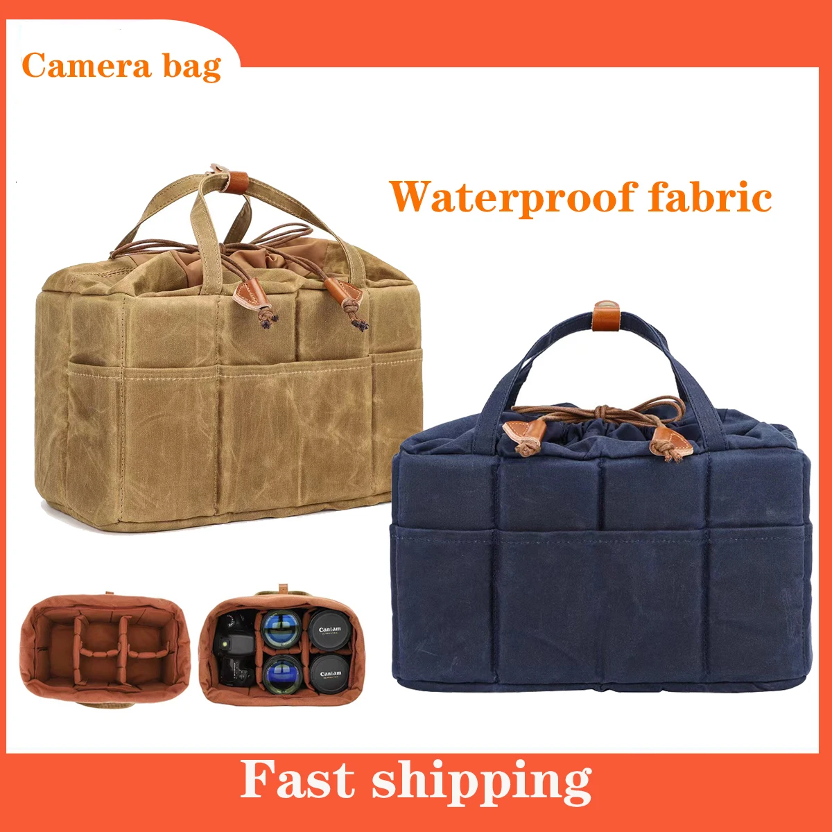 Waterproof DSLR Camera Inserts Bag Portable Inner Partition Padded Protector Bag Super Thick Drop-Proof Liner Inserts Handbag
Waterproof DSLR Camera Inserts Bag Portable Inner Partition Padded Protector Bag Super Thick Drop-Proof Liner Inserts Handbag