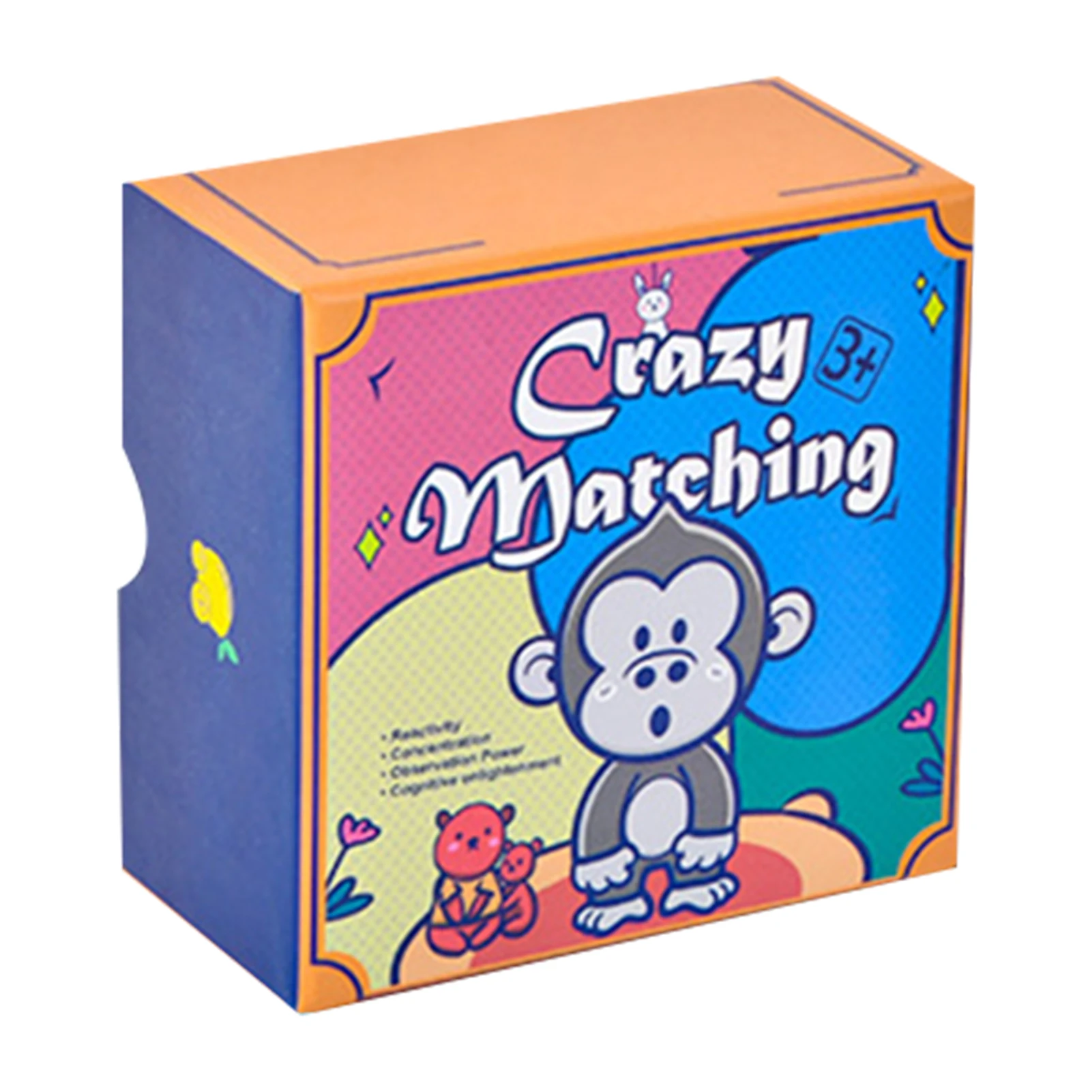 Crazy Matching Game Kit for Children Memory Memory Jigsaw Puzzle Board Game 54PCS for Kids Thinking Logic Game AN88
Crazy Matching Game Kit for Children Memory Memory Jigsaw Puzzle Board Game 54PCS for Kids Thinking Logic Game AN88