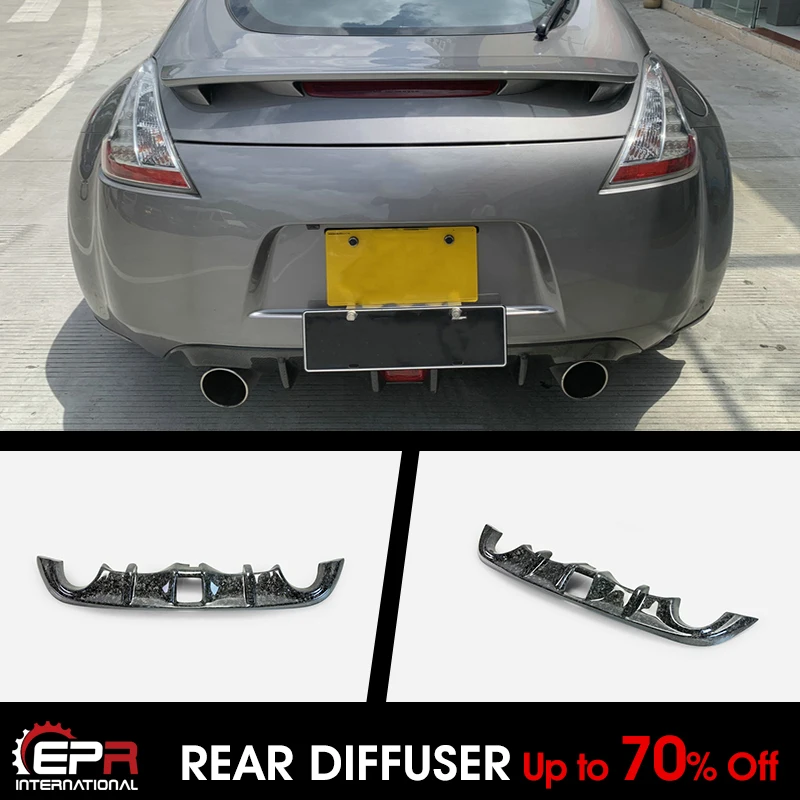 For 2009 Onwards Nissan Fairlady 370Z Z34 OE Forged Carbon Look Rear Bumper Diffuser Under Spoiler Splitter Body Accessories
For 2009 Onwards Nissan Fairlady 370Z Z34 OE Forged Carbon Look Rear Bumper Diffuser Under Spoiler Splitter Body Accessories