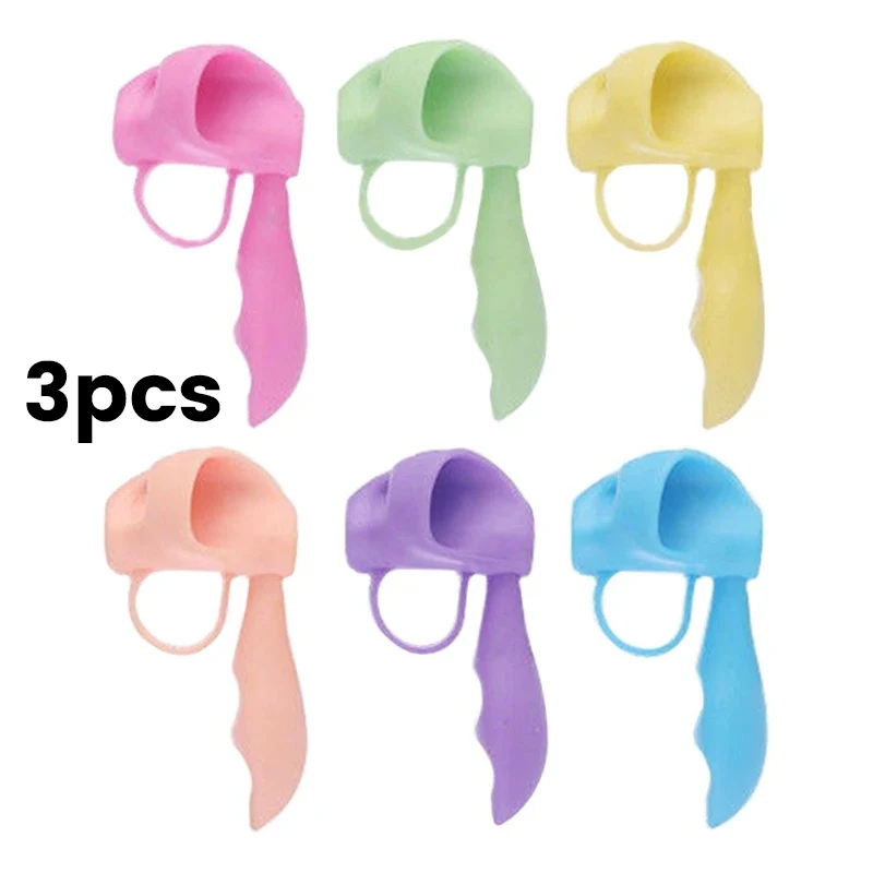 3PCS Child Pen Grips Silicone Three-finger Pen Set Student Correction Writing Posture Corrector Stationery School Supplies
3PCS Child Pen Grips Silicone Three-finger Pen Set Student Correction Writing Posture Corrector Stationery School Supplies