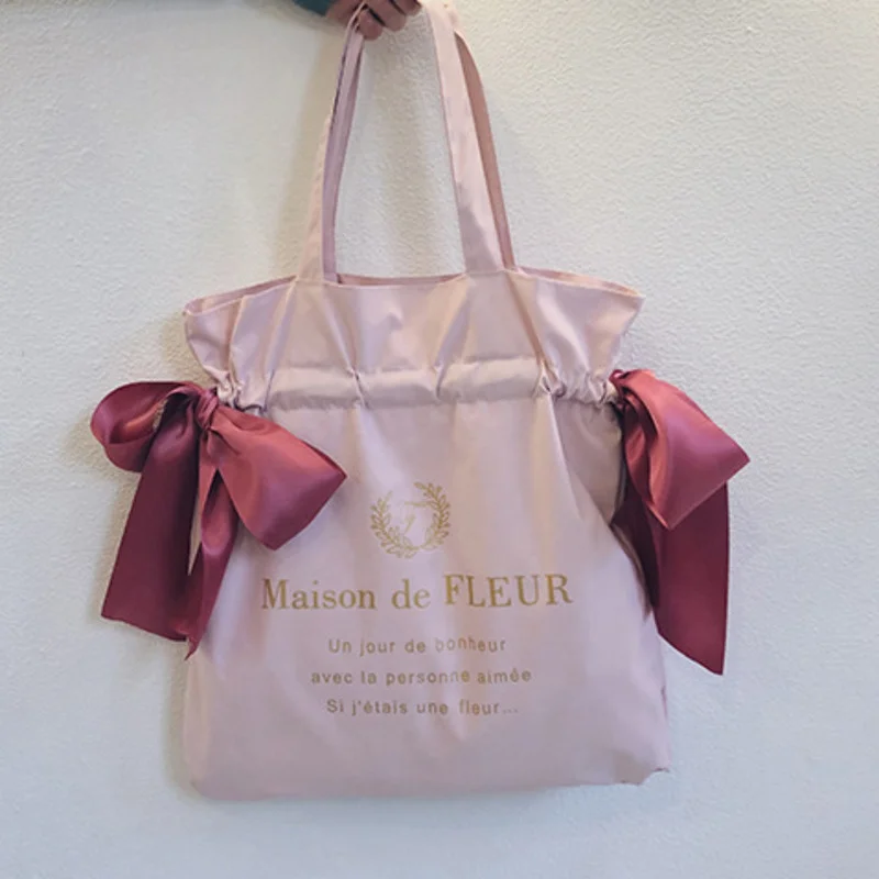 Women's Cute Shoulder Bag Teen Girl Bow Handbags Student Bookbag Tote Reusable Schoolbag Ladies Shopping Bag New 2023
Women's Cute Shoulder Bag Teen Girl Bow Handbags Student Bookbag Tote Reusable Schoolbag Ladies Shopping Bag New 2023