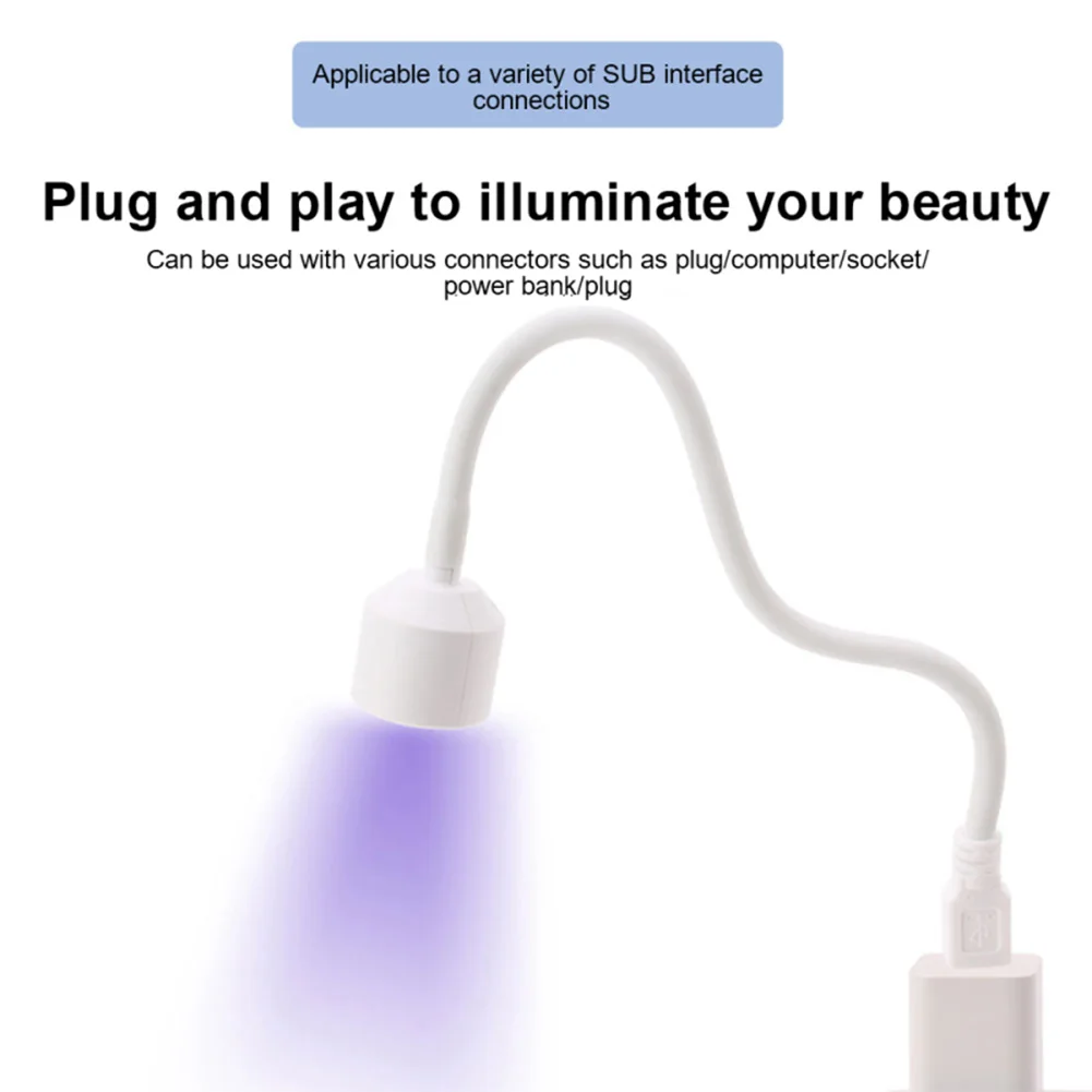 NEW 6W Mini Nail Dryer UV LED USB Nail Lamp Phototherapy Machine Single Finger Nail Art Tool For Gel Polish Manicure Equipment
NEW 6W Mini Nail Dryer UV LED USB Nail Lamp Phototherapy Machine Single Finger Nail Art Tool For Gel Polish Manicure Equipment