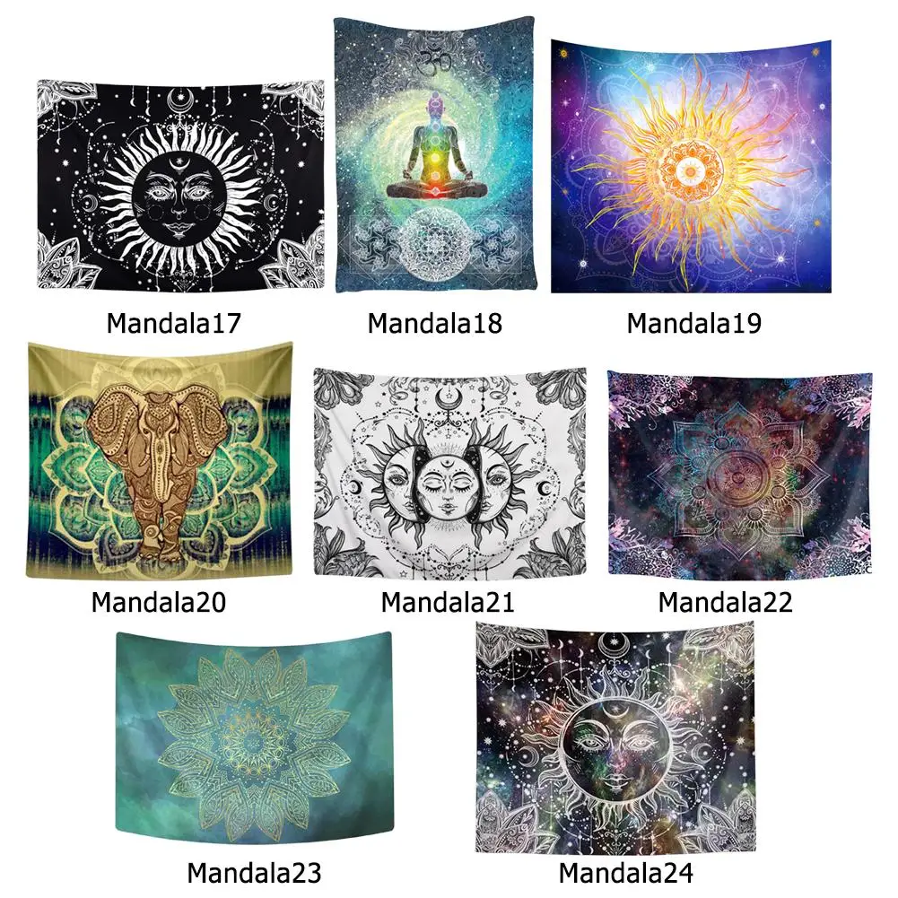 Mandala Tapestry Polyester Wall Hanging Carpet Blanket Throw Fashionable Yoga Mat for Home Necessary Decoration Gadgets
Mandala Tapestry Polyester Wall Hanging Carpet Blanket Throw Fashionable Yoga Mat for Home Necessary Decoration Gadgets