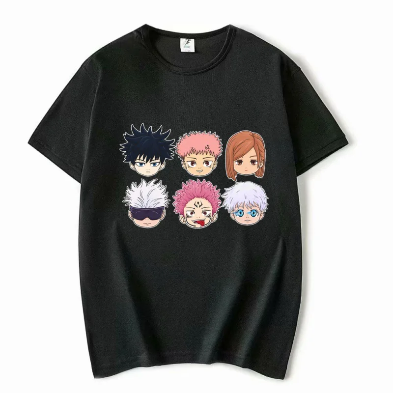 Anime Jujutsu Kaisen Yuji Itadori Megumi Man/Women Harajuku T-shirt Round Neck Short Sleeve Casual Unisex Streetwear COTTON Top
Anime Jujutsu Kaisen Yuji Itadori Megumi Man/Women Harajuku T-shirt Round Neck Short Sleeve Casual Unisex Streetwear COTTON Top