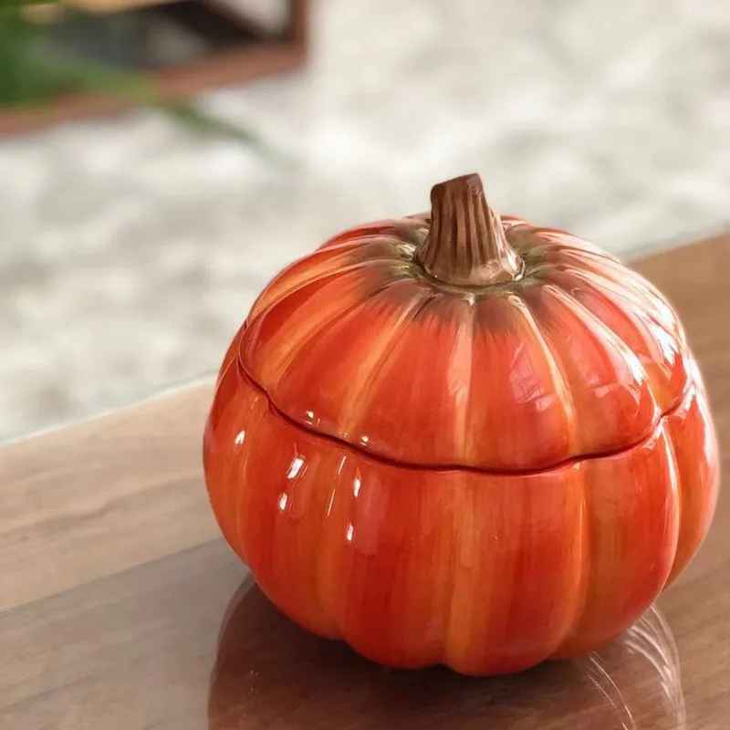 Pumpkin Candy Jar With Lid Home Creative Home Kitchen Storage Jar Halloween Ceramic Storage Tank
Pumpkin Candy Jar With Lid Home Creative Home Kitchen Storage Jar Halloween Ceramic Storage Tank