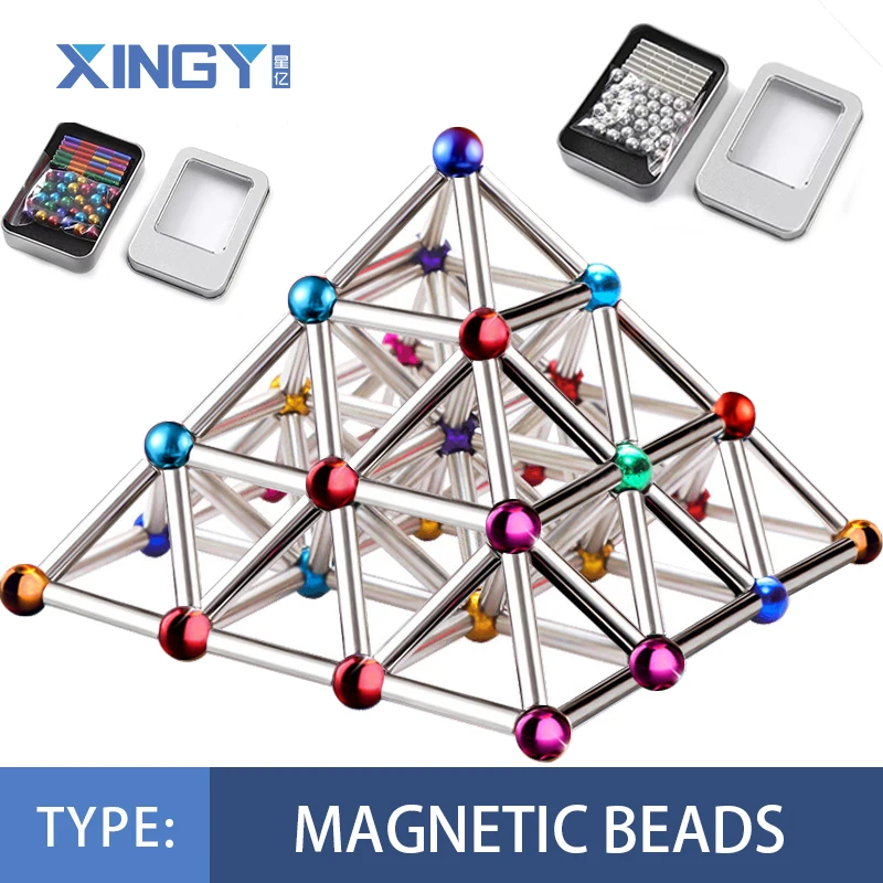 Color Magnetic Building Block Toy Adult Decompression Magnetic Bead Magnetic Stick Gift Children Puzzle Puzzle Holiday Surprise
Color Magnetic Building Block Toy Adult Decompression Magnetic Bead Magnetic Stick Gift Children Puzzle Puzzle Holiday Surprise