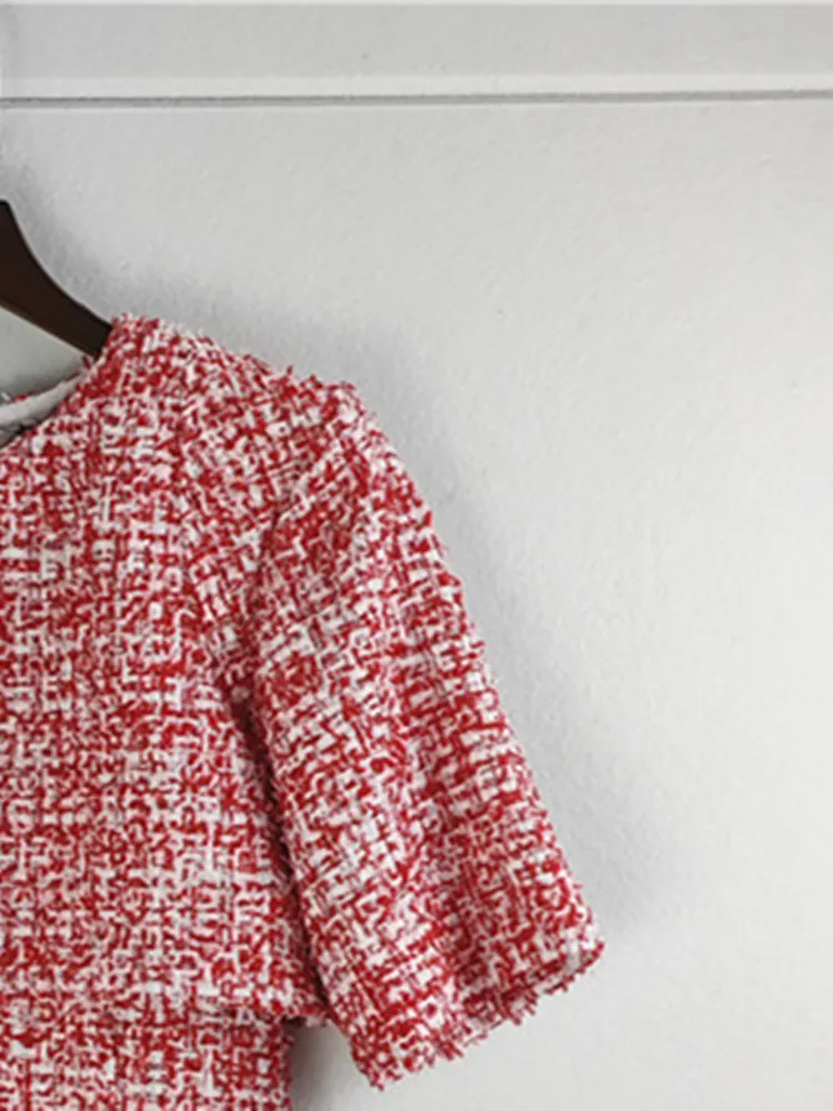 Women's Tweed Cloak Design Dress Fake Two-Piece Short Sleeve Female French Commuting Temperament Mini Rob Clearace Price
Women's Tweed Cloak Design Dress Fake Two-Piece Short Sleeve Female French Commuting Temperament Mini Rob Clearace Price