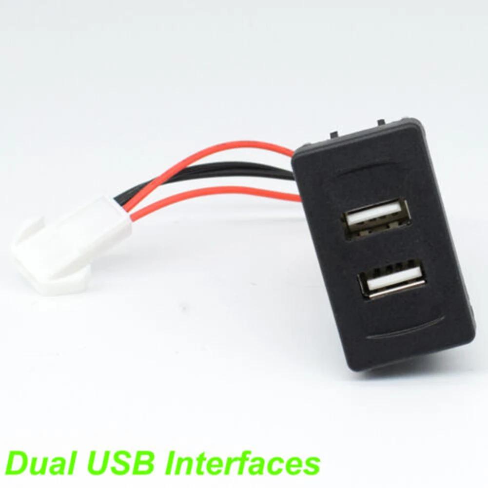 Dual USB Car Charger 2.1A Rocker Adapter Socket For Transport T4 Light Built-In Socket Switch Panel Universal Electronic Devices
Dual USB Car Charger 2.1A Rocker Adapter Socket For Transport T4 Light Built-In Socket Switch Panel Universal Electronic Devices