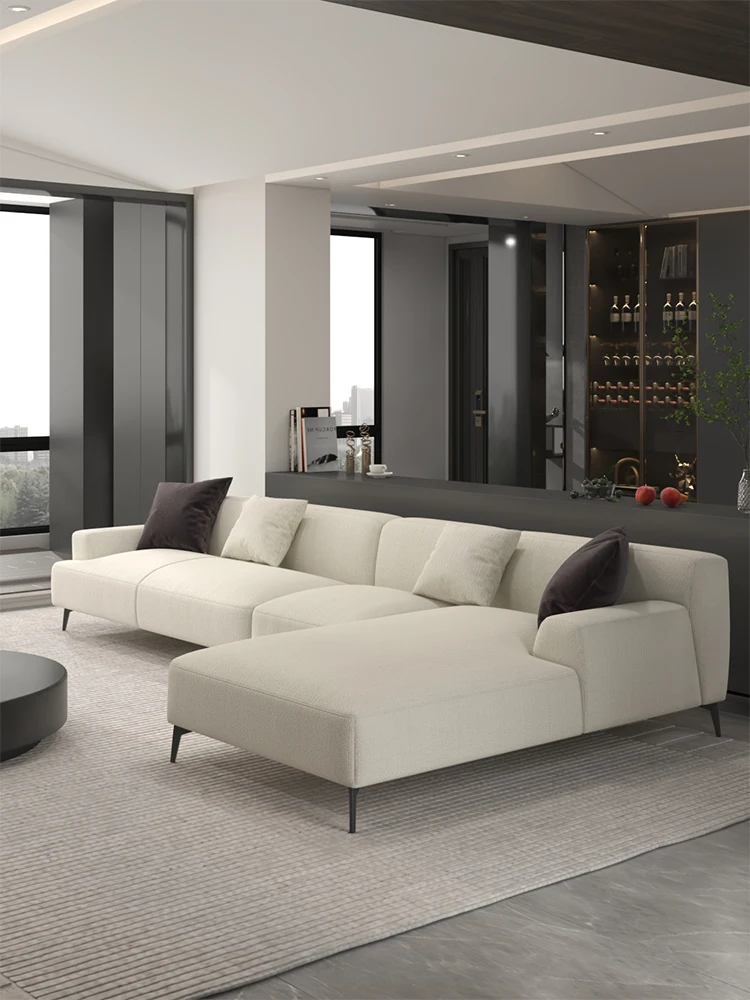 

Fabric Sofa Small Apartment Light Luxury Living Room Corner Designer Creative Imperial Concubine Minimalist Nordic Custom Sofa