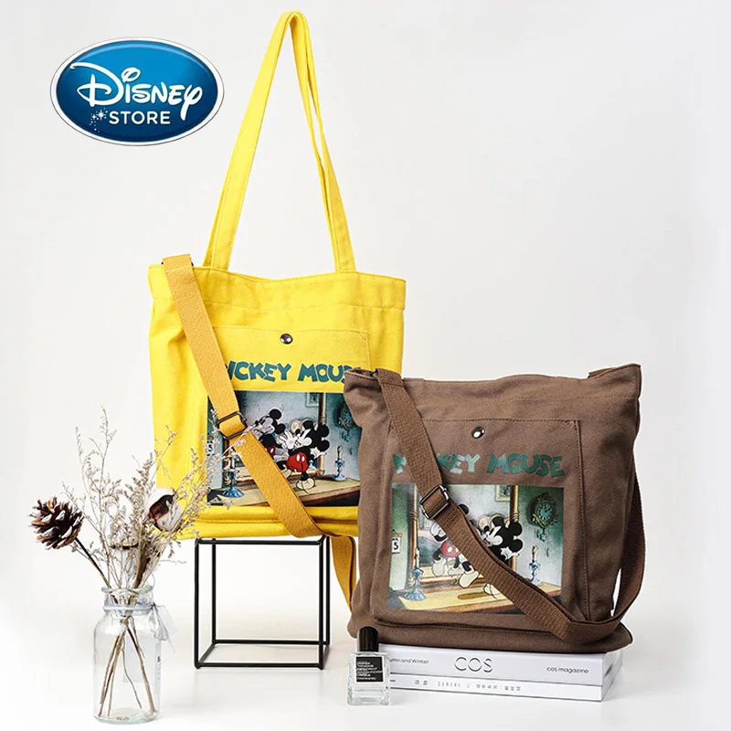 Disney Korean Version Student Handbag Diagonal Cloth Bag Large-Capacity ins Mickey Mouse Canvas Bag Women's Shoulder bag
Disney Korean Version Student Handbag Diagonal Cloth Bag Large-Capacity ins Mickey Mouse Canvas Bag Women's Shoulder bag