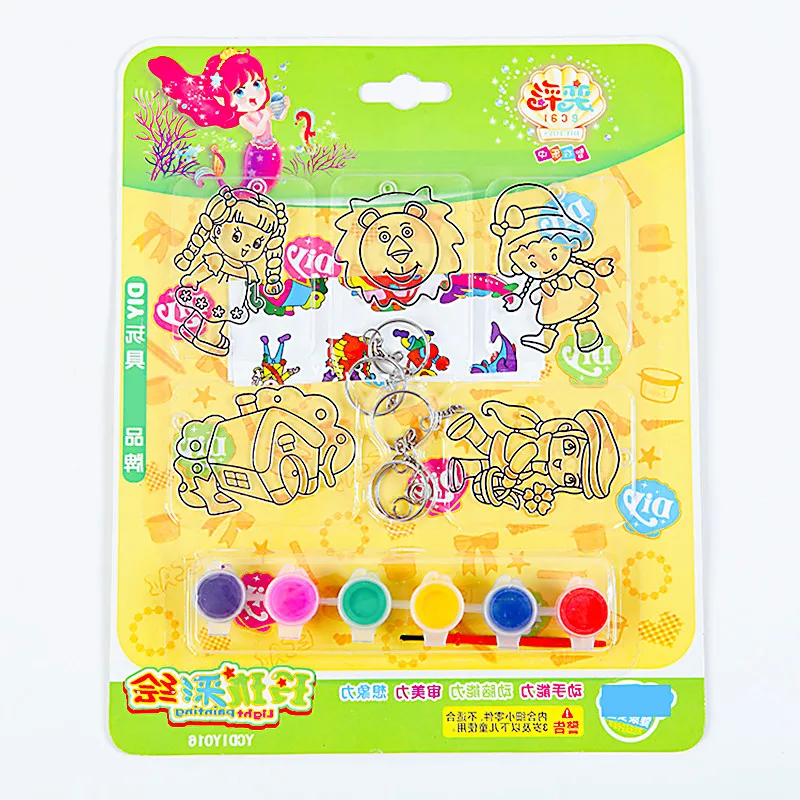 18*25cm gift box DIY 5in1 cartoon transparent model painting kits chain with 5 models 6 pigments 1pen
18*25cm gift box DIY 5in1 cartoon transparent model painting kits chain with 5 models 6 pigments 1pen
