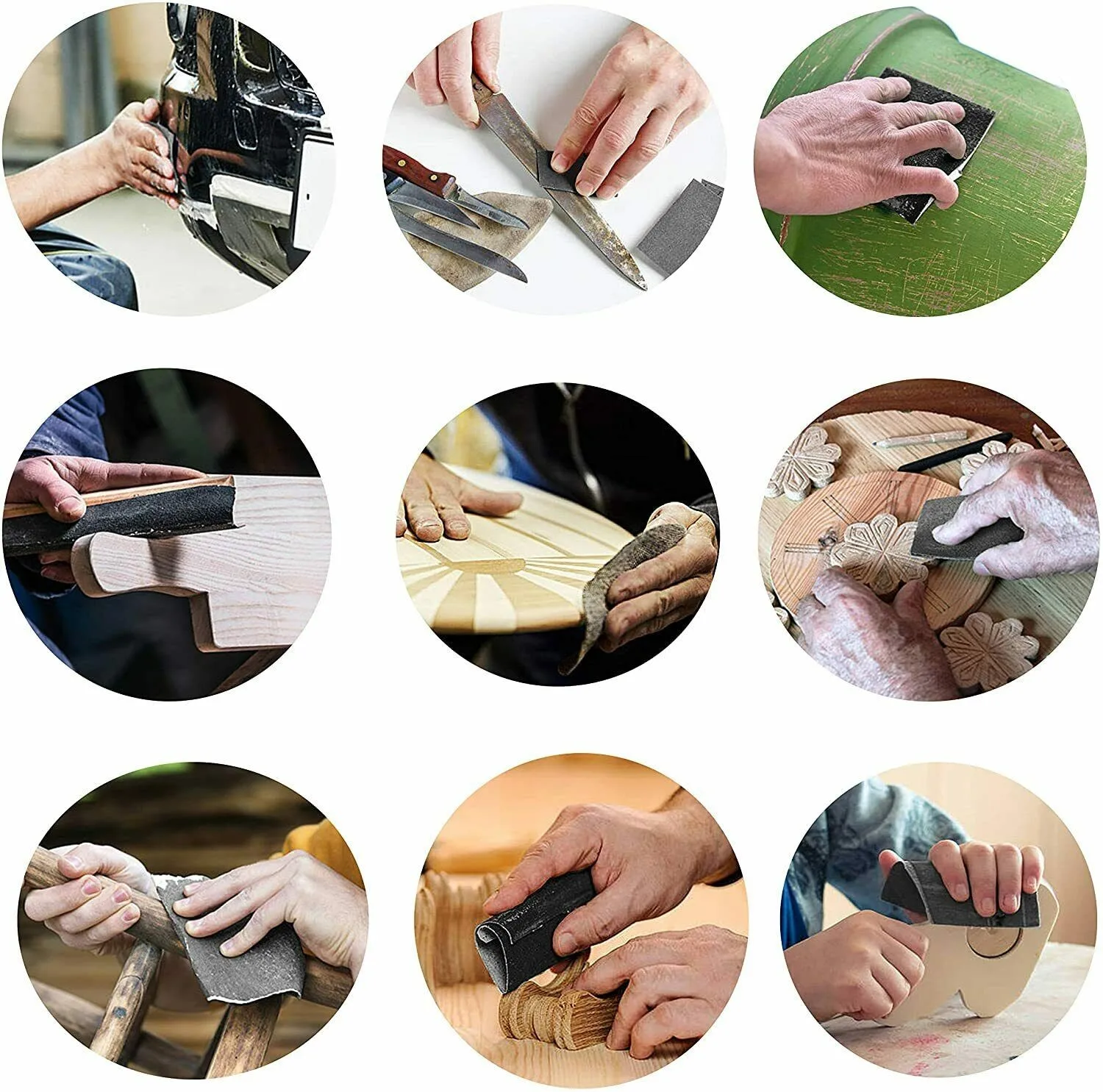 10 Pcs Sandpaper Wet / Dry 3 Inch*5-1/2inch 600/800/1000/1200/1500/2000/2500Grit Sanding Sheets For Wood Metal Polishing
10 Pcs Sandpaper Wet / Dry 3 Inch*5-1/2inch 600/800/1000/1200/1500/2000/2500Grit Sanding Sheets For Wood Metal Polishing