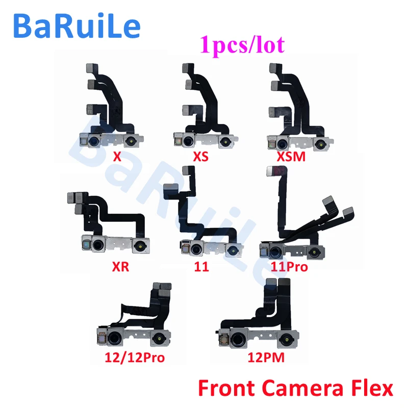 BaRuiLe Repair Parts For iPhone 11 Pro Max 12 Mini 13 7 8 Plus Front Camera Cable With Proximity Sensor Small Face Camera Flex
BaRuiLe Repair Parts For iPhone 11 Pro Max 12 Mini 13 7 8 Plus Front Camera Cable With Proximity Sensor Small Face Camera Flex