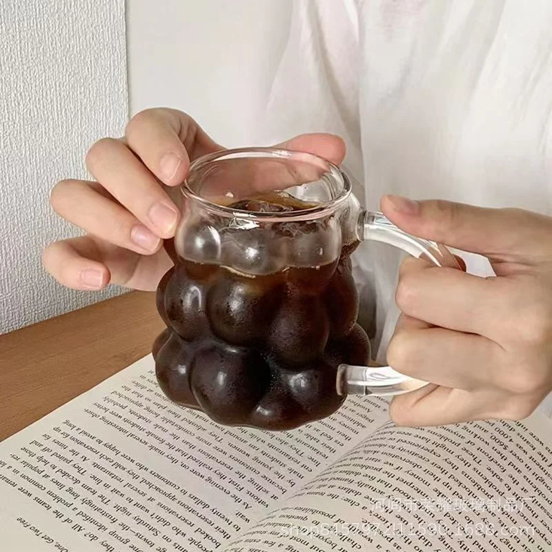 Grape Glass with Handle Ins Wind High Boron Heat Resistance High Grade Transparent Water Cup Breakfast Latte Cup
Grape Glass with Handle Ins Wind High Boron Heat Resistance High Grade Transparent Water Cup Breakfast Latte Cup