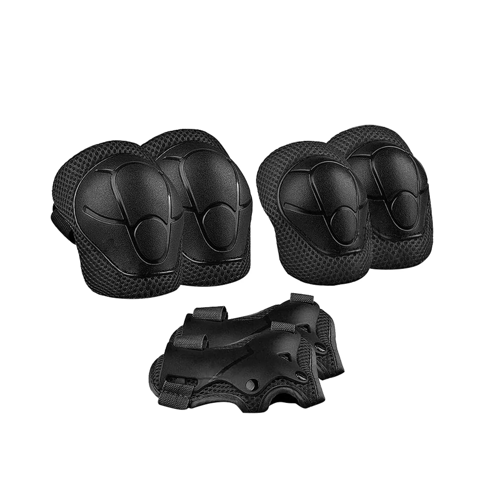 6pcs Children Protective Gear Set Skateboard Elbow Knee Pads Scooter Wrist Guard Roller Skating Breathable Practical Safety
6pcs Children Protective Gear Set Skateboard Elbow Knee Pads Scooter Wrist Guard Roller Skating Breathable Practical Safety