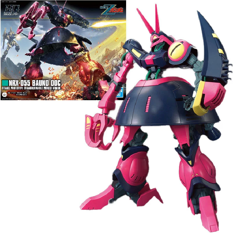 

Original Bandai HG HGUC 235 1/144 Mobile Suit Zeta Gundam NRX-055-2 Baund Doc Assembly Model Collection Action Figure Toy