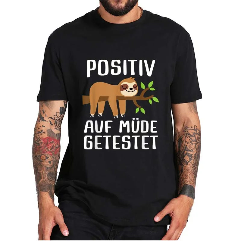 Funny Sloth Testing Positive Tired Sarcasm T-Shirt Animal Graphic Unisex Tee Shirt Short Sleeved 100% Cotton EU Size
Funny Sloth Testing Positive Tired Sarcasm T-Shirt Animal Graphic Unisex Tee Shirt Short Sleeved 100% Cotton EU Size