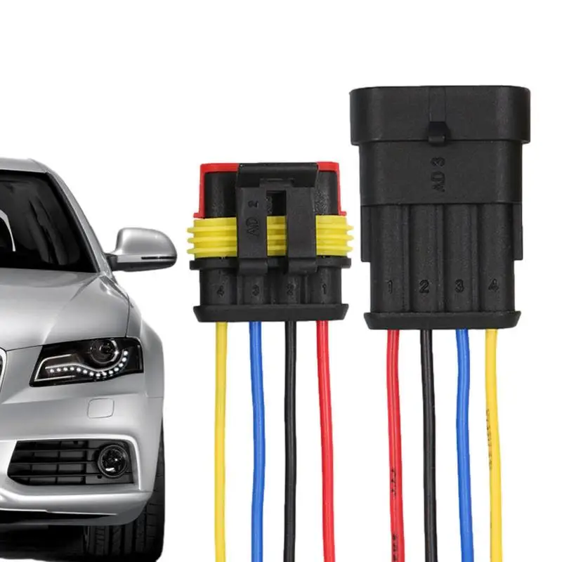 Автомобильный жгут проводов 10 AWG, быстрое подключение, штекер, гнездо, автомобильный водонепроницаемый 1/3/4/5/6 Pin для проводного соединения, мотоцикла, грузовика
Автомобильный жгут проводов 10 AWG, быстрое подключение, штекер, гнездо, автомобильный водонепроницаемый 1/3/4/5/6 Pin для проводного соединения, мотоцикла, грузовика