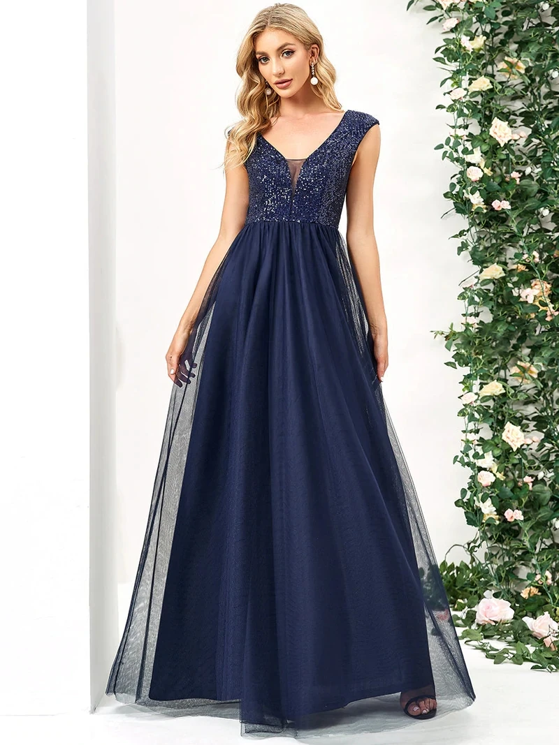 Elegant Evening Dresses Women's Dresses Long Sleeveless A Line with Deep V Neck 2023 Ever Pretty of Simple Prom Women Dress
Elegant Evening Dresses Women's Dresses Long Sleeveless A Line with Deep V Neck 2023 Ever Pretty of Simple Prom Women Dress