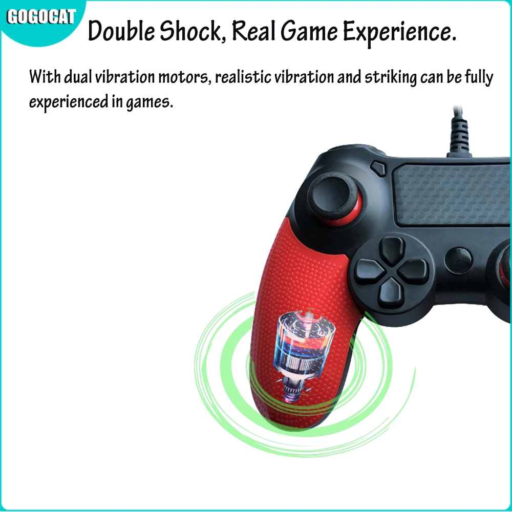 For PS4 Game Wired Controller USB Gamepad Multiple Joystick Vibration Handle 2M Cable Gamepad for iPhone iPad PC for PS4/PS3
For PS4 Game Wired Controller USB Gamepad Multiple Joystick Vibration Handle 2M Cable Gamepad for iPhone iPad PC for PS4/PS3