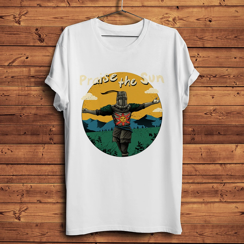 Solaire Praise the Sun Dark Souls Funny Anime Tshirt Men Summer Casual Short T Shirt Cotton Unisex Streetwear Tee
Solaire Praise the Sun Dark Souls Funny Anime Tshirt Men Summer Casual Short T Shirt Cotton Unisex Streetwear Tee