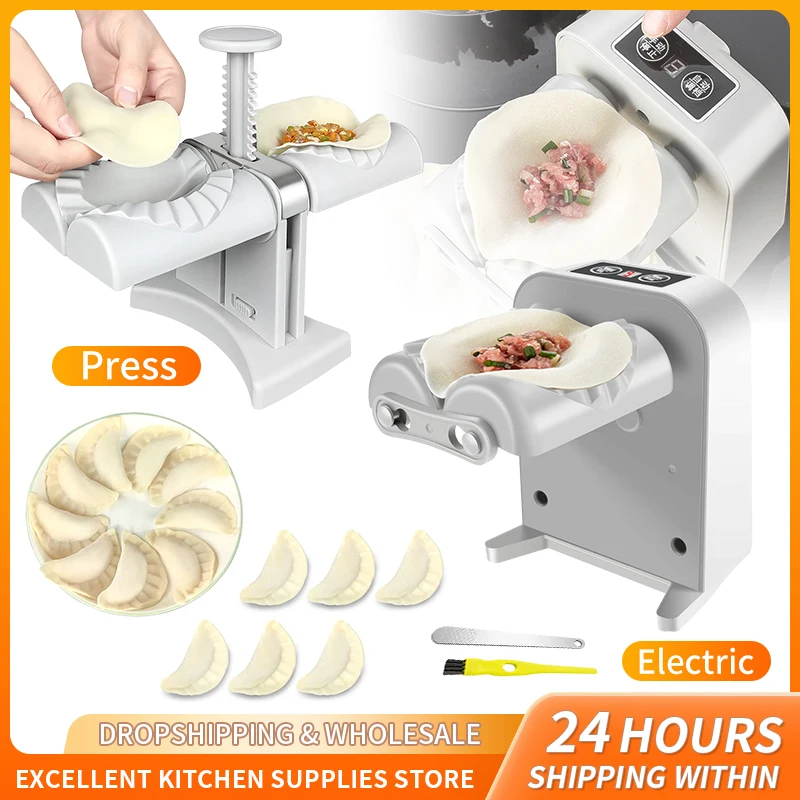 Electric Automatic Dumpling Maker Machine Dumpling Mould Pressing Dumpling Skin Mould Automatic Manual Kitchen Tool Accessories
Electric Automatic Dumpling Maker Machine Dumpling Mould Pressing Dumpling Skin Mould Automatic Manual Kitchen Tool Accessories