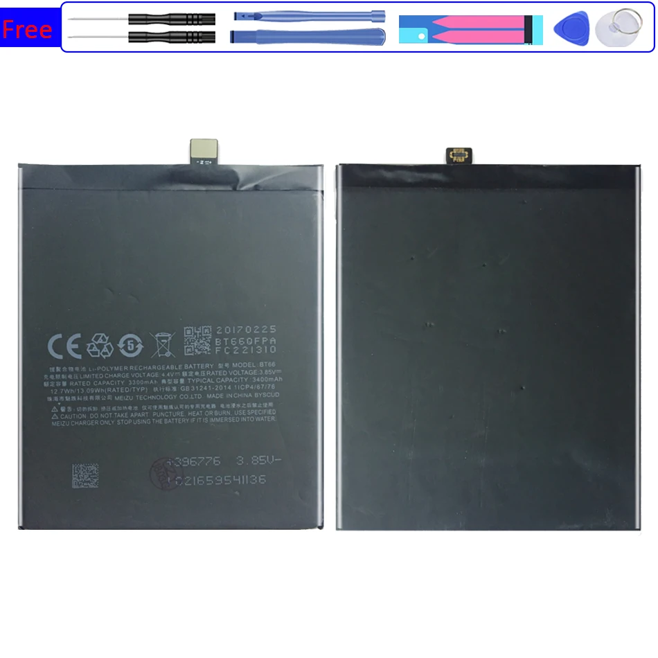 Mobile Phone Battery 3400mAh For Meizu Pro 6 Plus 6plus 6+ M686 M686G M686Q Replacement Batteries + Tools BT66 BT 66
Mobile Phone Battery 3400mAh For Meizu Pro 6 Plus 6plus 6+ M686 M686G M686Q Replacement Batteries + Tools BT66 BT 66
