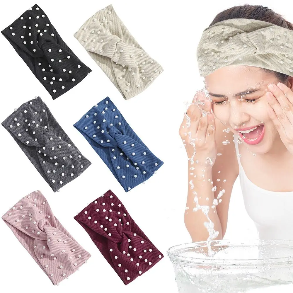 Fashion Stretch Yoga Turban Casual Headwear Pearls Head Bands Knitted Turban Bandana Autumn Winter Elastic Hairband
Fashion Stretch Yoga Turban Casual Headwear Pearls Head Bands Knitted Turban Bandana Autumn Winter Elastic Hairband