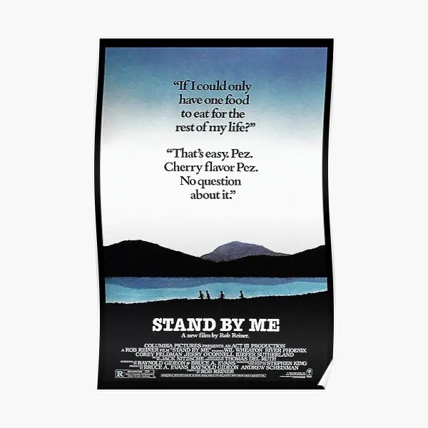 Постер «Stand By Me», украшение комнаты, Декор, настенная живопись, винтажное домашнее искусство, забавная современная картина, принт, роспись без рамки
Постер «Stand By Me», украшение комнаты, Декор, настенная живопись, винтажное домашнее искусство, забавная современная картина, принт, роспись без рамки