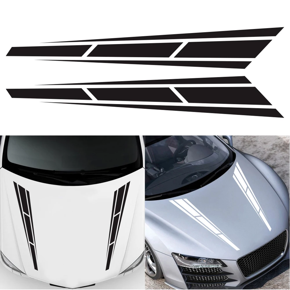 2PCS Car Stickers And Decals Stickers For Car Customization Stripe Car Covers Vinyl Racing Sports Decal Head Car Sticker Styling
2PCS Car Stickers And Decals Stickers For Car Customization Stripe Car Covers Vinyl Racing Sports Decal Head Car Sticker Styling