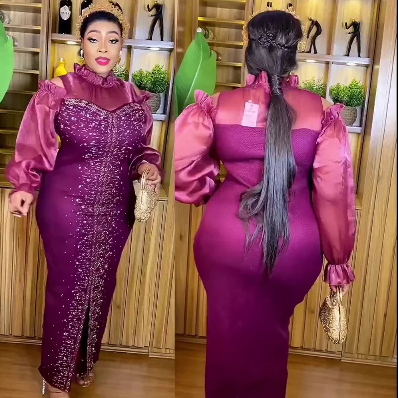 2023 Spring Maxi Dress African Dress for Women Sexy Daily Elegant Long Bodycon Dresses Rhinestone Robe Femmes African Clothes
2023 Spring Maxi Dress African Dress for Women Sexy Daily Elegant Long Bodycon Dresses Rhinestone Robe Femmes African Clothes