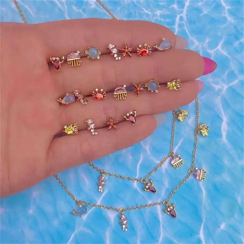 2022 New Beach Wind Style Bracelet Cute Ocean Small Animal starfish18K Gold Colorfast Anklet for Women Girls Party Gift Jewelry
2022 New Beach Wind Style Bracelet Cute Ocean Small Animal starfish18K Gold Colorfast Anklet for Women Girls Party Gift Jewelry