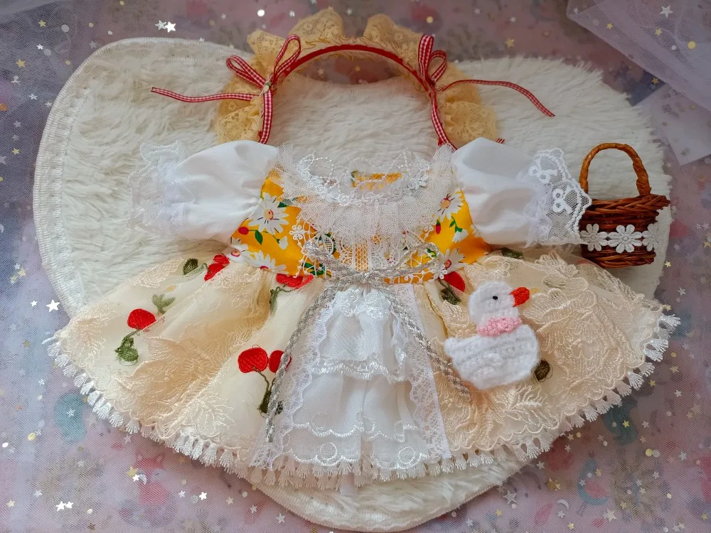 

Blythe 、1/4、1/6 30cm、Star Dew、OB11 Bjd doll Cotton doll clothes dress (Fit Pullip,Ob24,Azone,Licca,ICY, JerryB, 1/6 Doll）794741