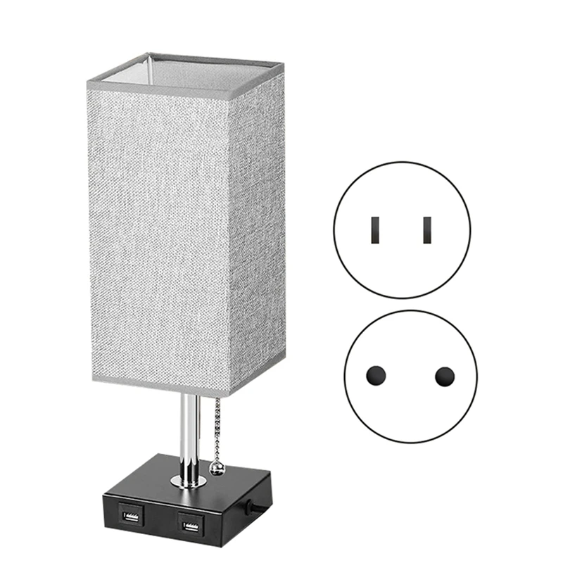 1 Pcs Modern 2 USB Mobile Phone Charging Table Light Cloth Art Shade Lable Lamp Living Room Bedroom Bedside EU Plug
1 Pcs Modern 2 USB Mobile Phone Charging Table Light Cloth Art Shade Lable Lamp Living Room Bedroom Bedside EU Plug
