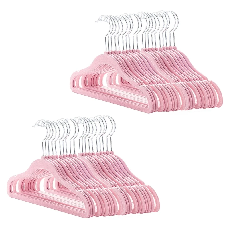 40 Pack Baby Velvet Hangers Non Slip Clothes Hangers,Ultra Thin Space Saving Kids Hangers (Pink)
40 Pack Baby Velvet Hangers Non Slip Clothes Hangers,Ultra Thin Space Saving Kids Hangers (Pink)