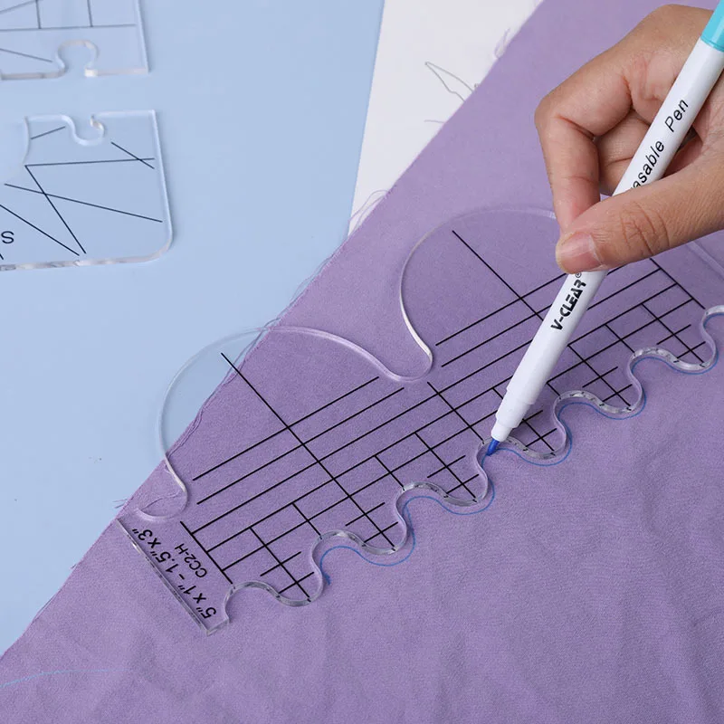 6pcs/set Beginner Quilting Template Patchwork Free Motion Rulers Acrylic Sewing Tool Stencil Home DIY Craft Reusable For Machine
6pcs/set Beginner Quilting Template Patchwork Free Motion Rulers Acrylic Sewing Tool Stencil Home DIY Craft Reusable For Machine