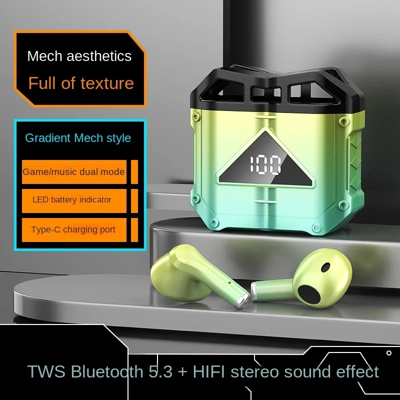 Bluetooth-гарнитура JX30, TWS, с шумоподавлением и задержкой
Bluetooth-гарнитура JX30, TWS, с шумоподавлением и задержкой