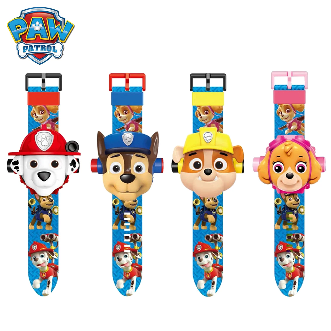 Paw Patrol Toy Set 3D Projection Watch Marshall Rocky Zuma Rubble Anime Character Toy Watch Flip Pop Kawaii Children's Gift
Paw Patrol Toy Set 3D Projection Watch Marshall Rocky Zuma Rubble Anime Character Toy Watch Flip Pop Kawaii Children's Gift
