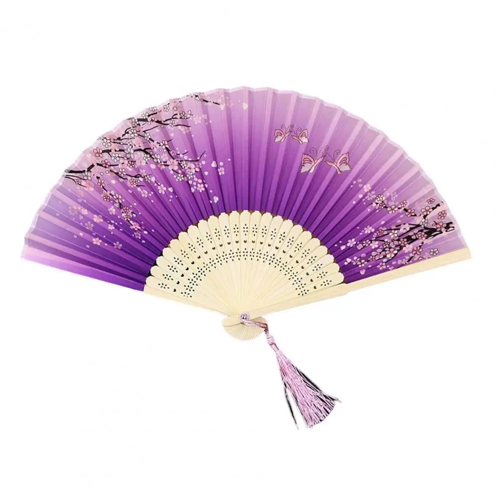 Folding Fan Anti-deform Chinese Style Bamboo Tassel Flower Printed Handheld Fan for Home
Folding Fan Anti-deform Chinese Style Bamboo Tassel Flower Printed Handheld Fan for Home